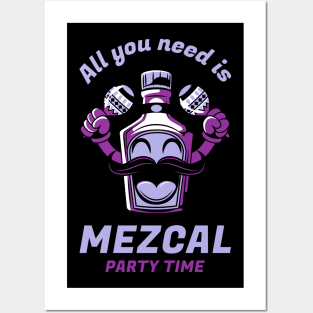 Mezcal Party Time Posters and Art